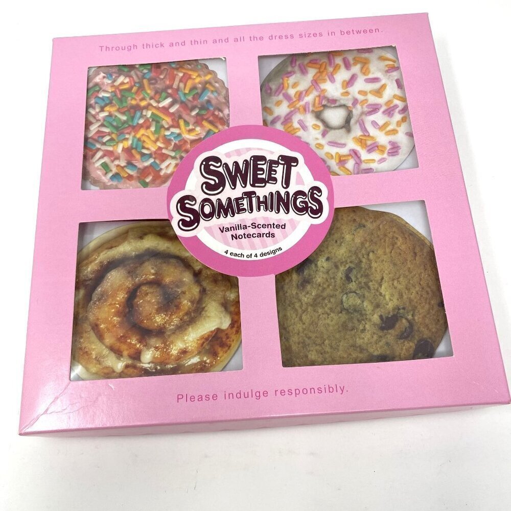 Sweet Somethings Vanilla Scented Notecards Preowned